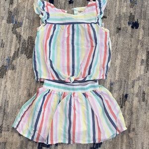 Oshkosh 18 Month Summer Striped Outfit